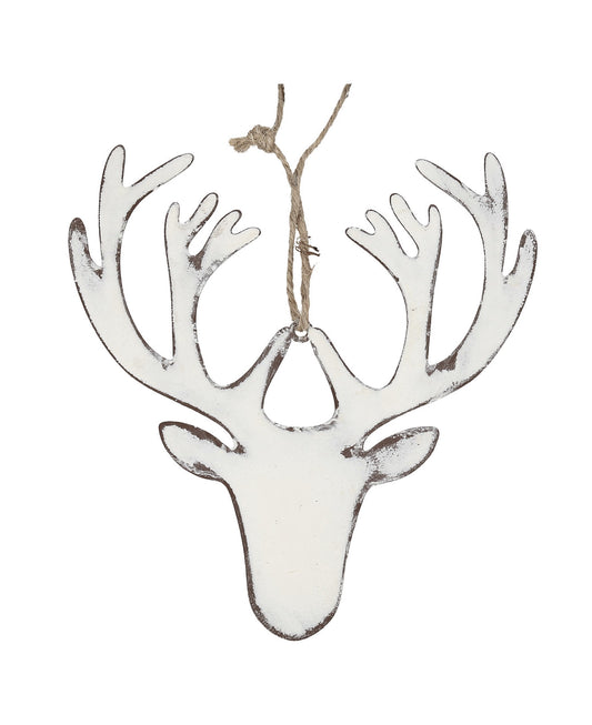 Elchkopf z.h.,wß,metall 12,5x12