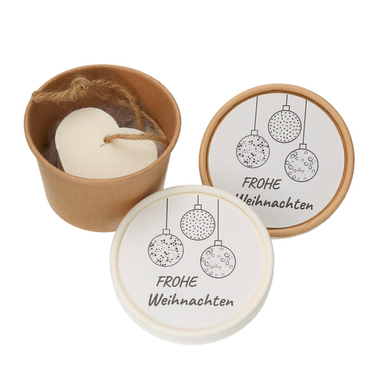 Seife in GV mit Spruch S/W "Frohe Weihnachten"