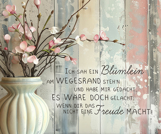 Bild "Ich sah ein Blümelein..."