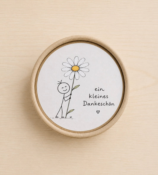 Seife in GV mit Spruch "Ein kleines Dankeschön"