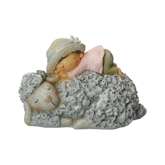 Figur Schaf mit Kind