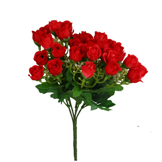 Strauß Rosen 28 cm 4 Farben