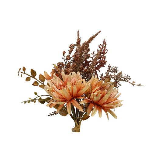 Chrysanthemenstrauß peach 35 cm