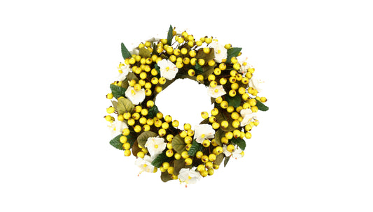 Kranz gelbe Beeren 26cm