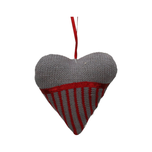 Stoffherzen gestrickt 9,5 cm