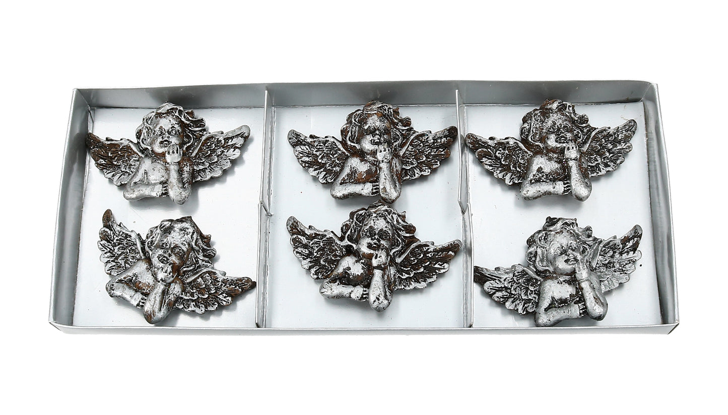 Polyengel silber x6 Klebep.6x4