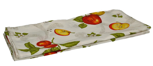 Tischdecke Apfel 110x110cm BW (Made in Italy)