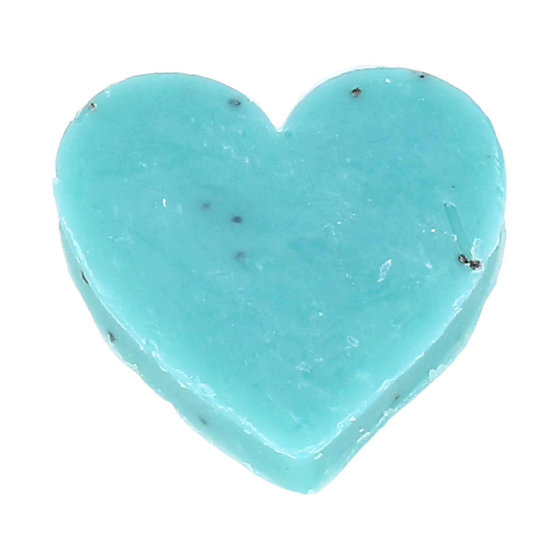 kleine Seife in Herz Form, blau