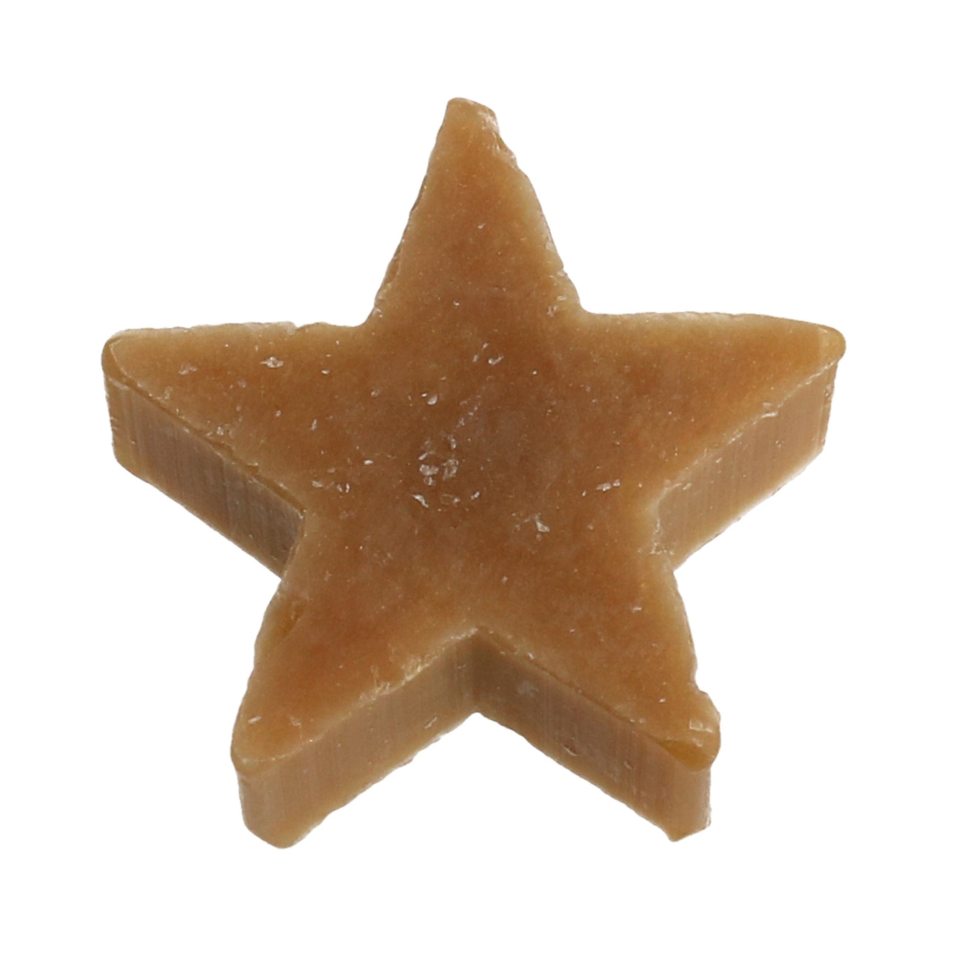 kleine Seife in Stern Form, karamel