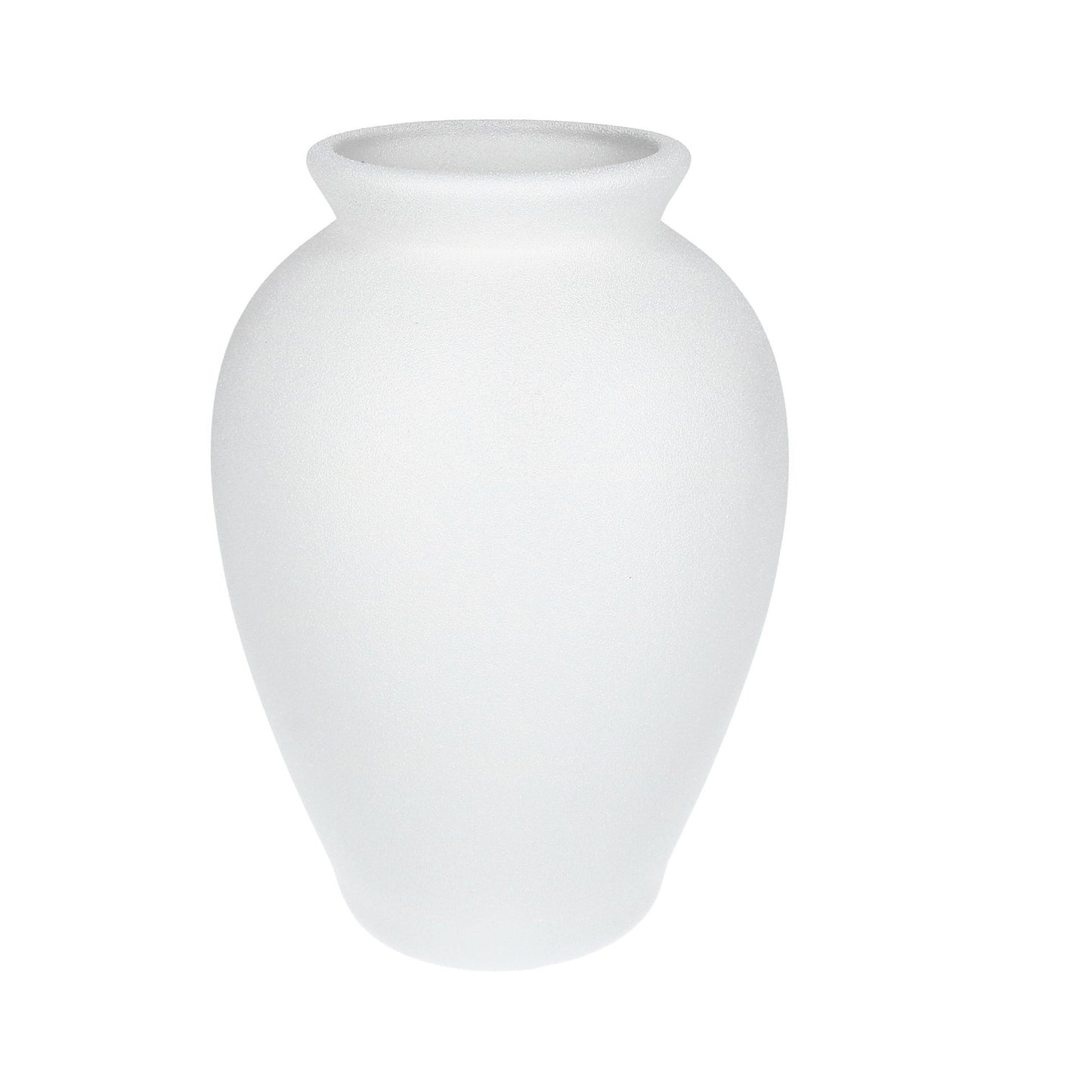 Vase matt weiß 21x15 cm Keramik