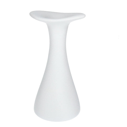 Vase matt weiß 22x13 cm Keramik