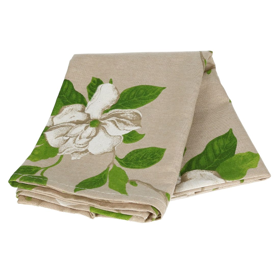 Tischdecke 140x180cm BW Magnolia (Made in Italy)