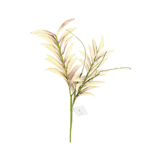 Zweig Palmwedel Schaum zartrosa oder grün 75 cm