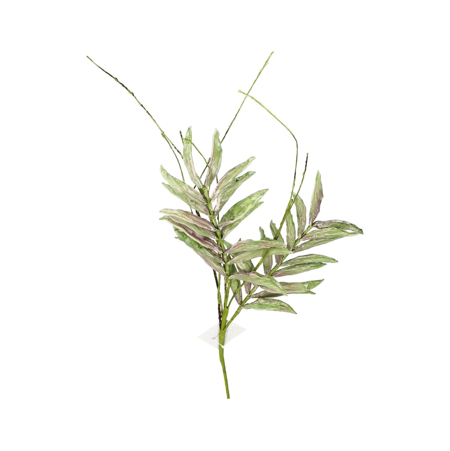 Zweig Palmwedel Schaum zartrosa oder grün 75 cm