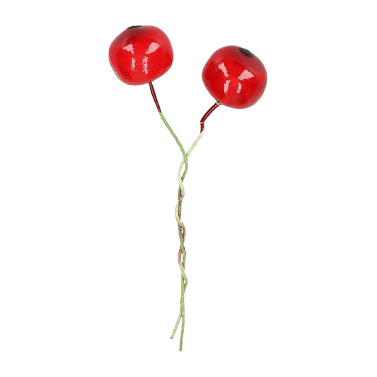 Pick Apfel rot 1 cm 100 Stück
