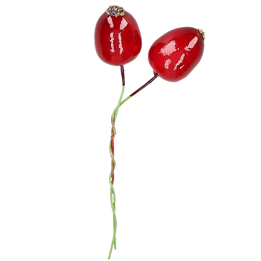 Pick Hagebutte bordeaux 2 cm 100 Stück