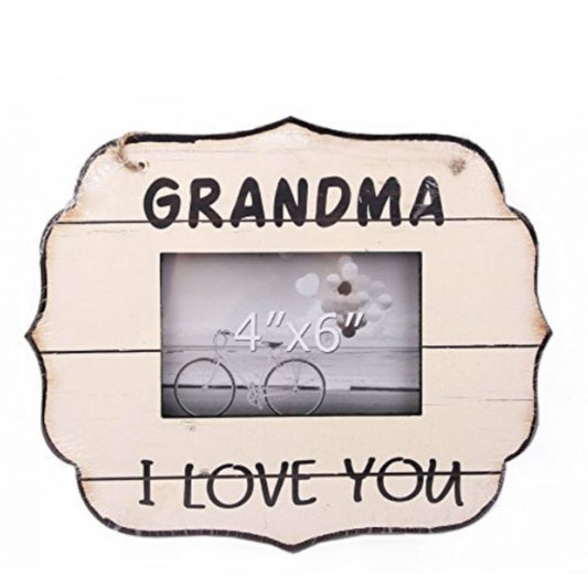 Bild mit Bilderrahmen "Grandma I love you"