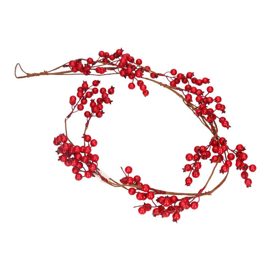 Girlande Beeren rot oder weiß 110 cm