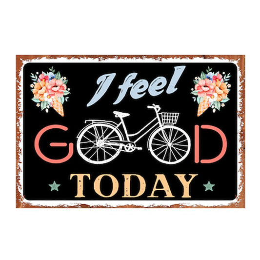 Bild "I feel good today" aus Metall VE 4