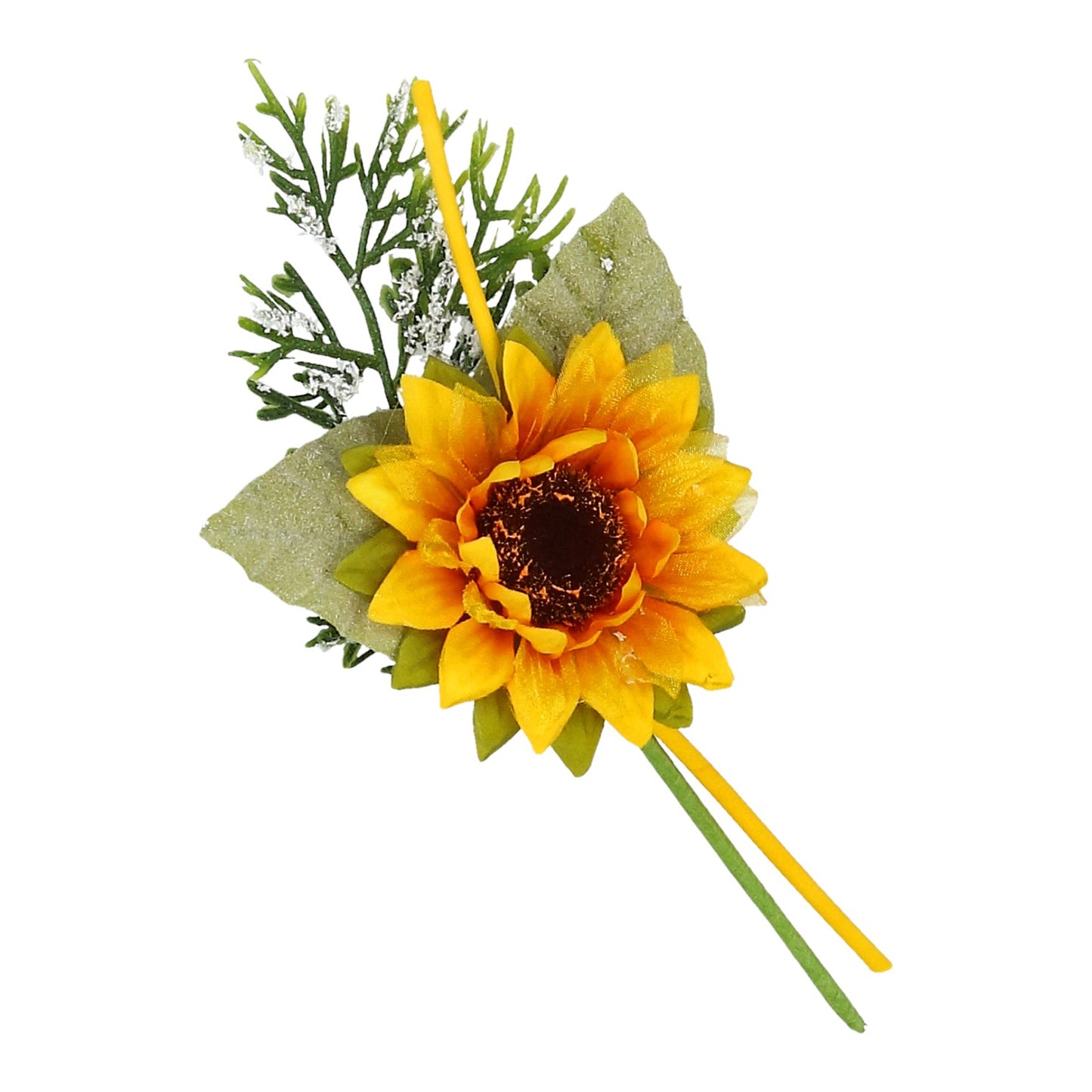 Pick Sonnenblume gelb. Stoff 19 cm