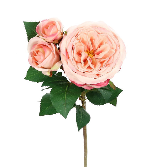 Blüte Rose groß 58 cm dunkelrot