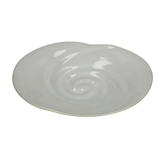 Keramik Schale UFO weiß 30 cm